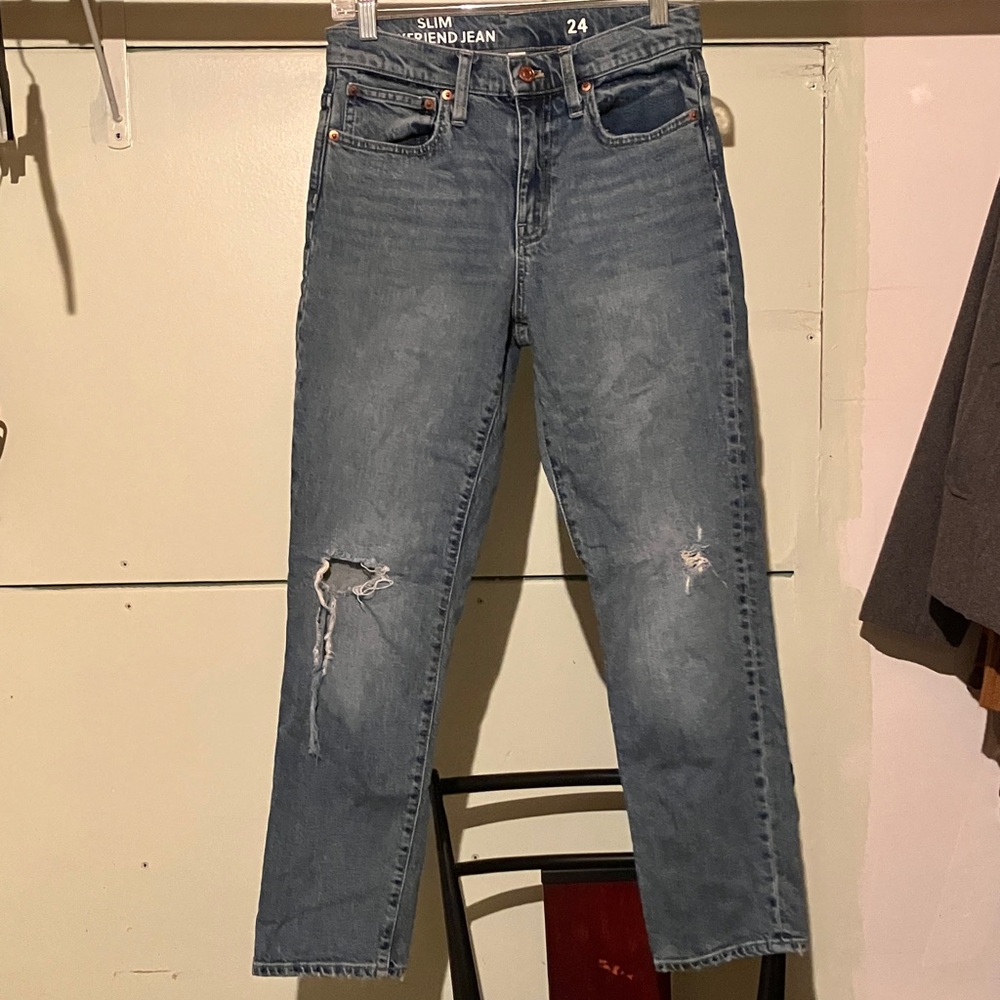 J Crew Slim Boyfriend Jeans